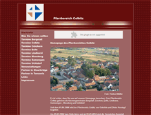 Tablet Screenshot of pfarrbereich-colbitz.de